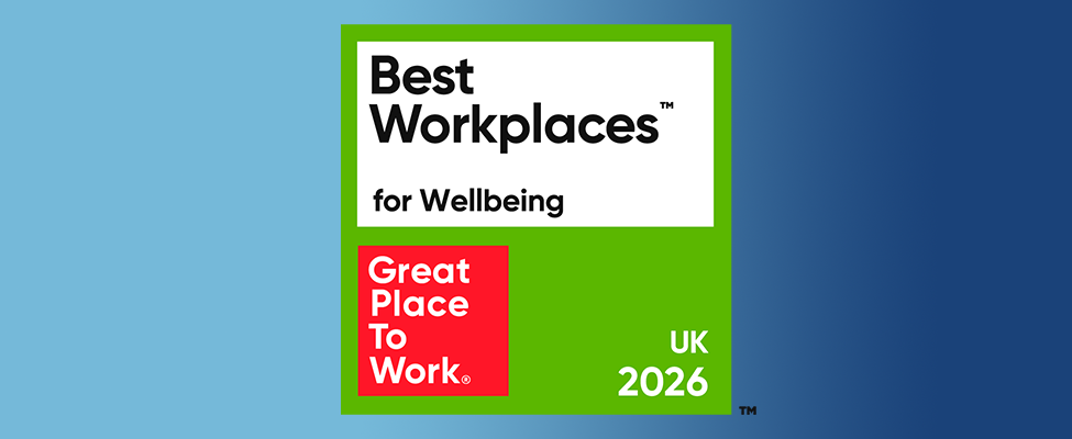 We’re on the 2026 UK’s Best Workplaces for Wellbeing list!